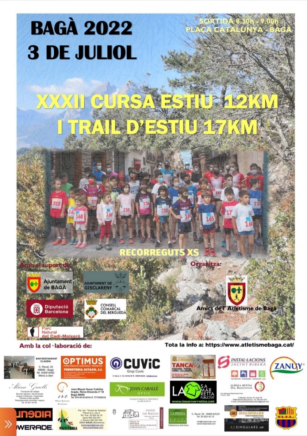 XXXII - CURSA D'ESTIU (BAGÀ 2022) - Amics de l'Atletisme Bagà