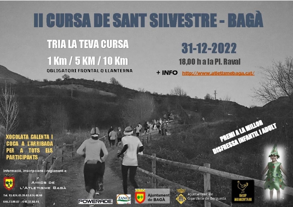 2a. CURSA DE SANT SILVESTRE 2022 - Amics de l'Atletisme Bagà