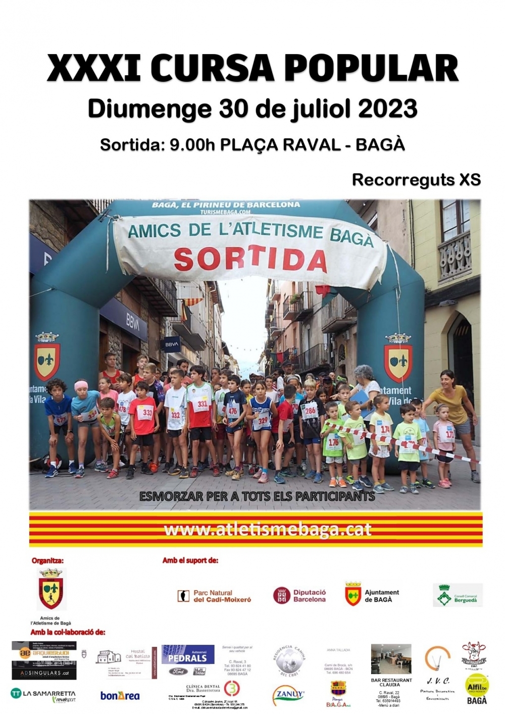 XXXI - CURSA POPULAR (BAGÀ 2023) - Amics de l'Atletisme Bagà