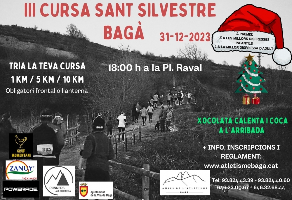 3a. CURSA DE SANT SILVESTRE (2023) - Amics de l'Atletisme Bagà