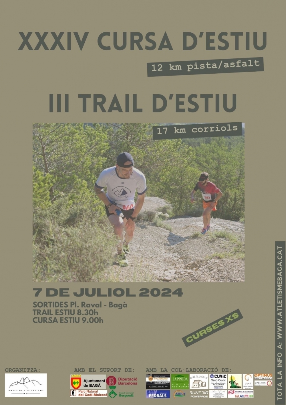 XXXIV-CURSA D'ESTIU i III-TRAIL D'ESTIU - Amics de l'Atletisme Bagà